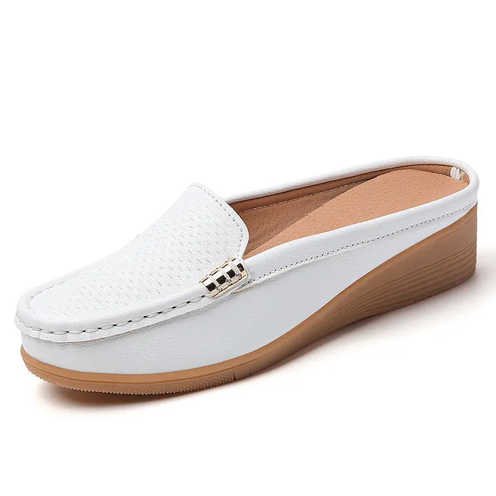 Morgani - Lightweight Leather Orthopedic Moccasins