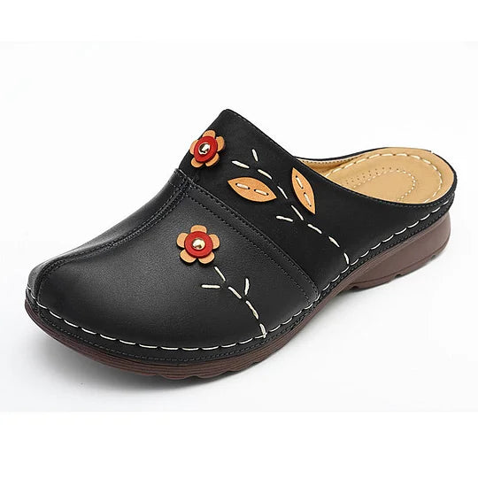 Janeth - Wedge Leather Sandal