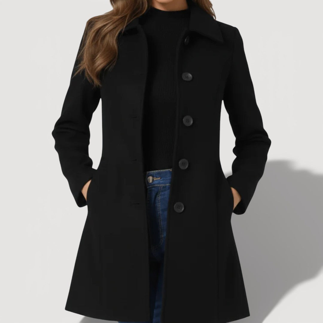 Tharushika - Sophisticated Long Sleeve Coat