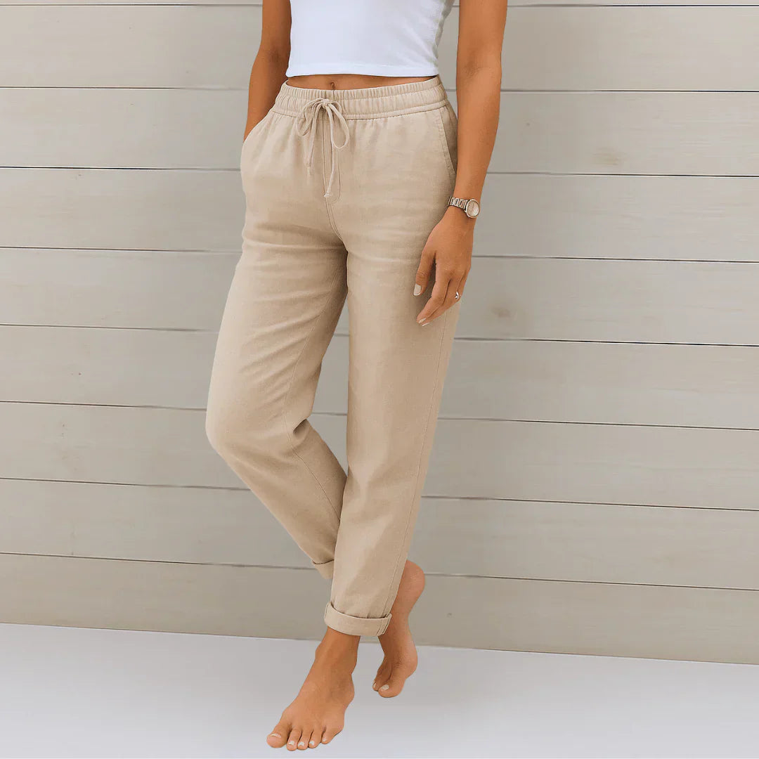 Niya - Relaxed Fit Drawstring Pants