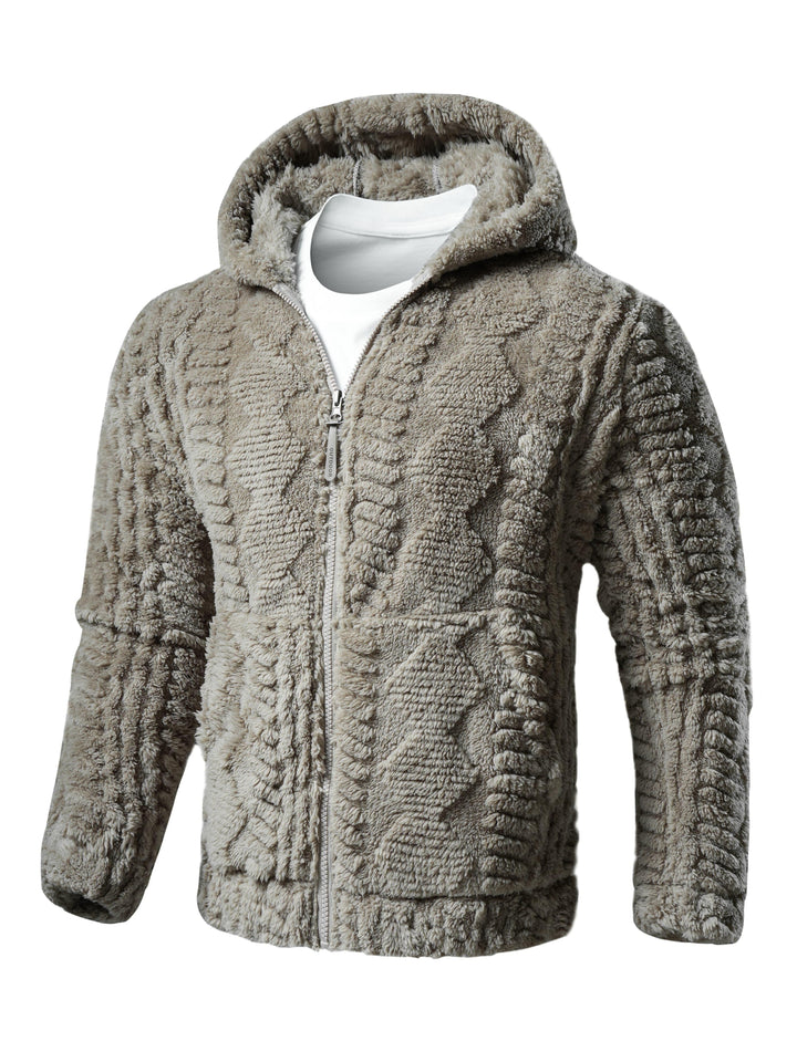 Stratosspan - Long Sleeve Hooded Jacket With Zipper