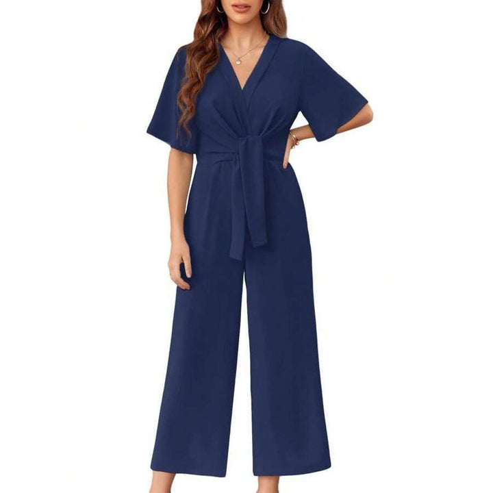 Gracie - Elegant Summer Dress With Lace Knot