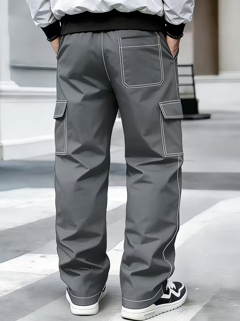 Demetri - Cargo Pants With Contrast Stitching