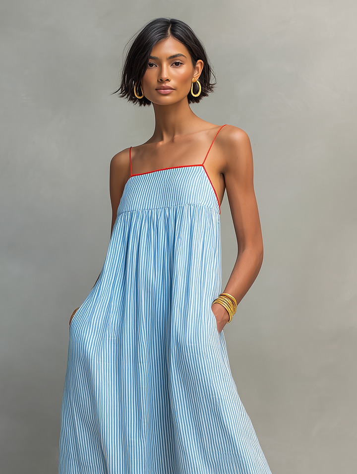 Aliyeva - Striped Maxi Dress