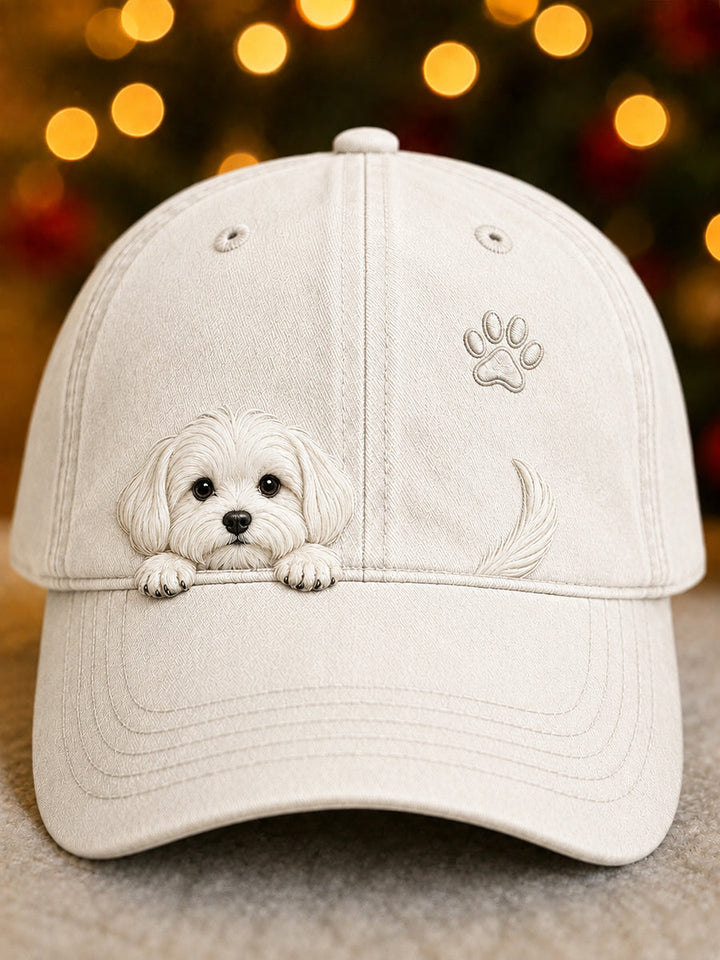 Optiline - Cute Dog Graphic Adjustable Cap