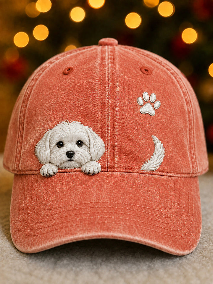 Optiline - Cute Dog Graphic Adjustable Cap