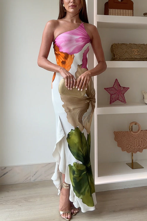 Jacklina - Floral Printted Maxi Dress