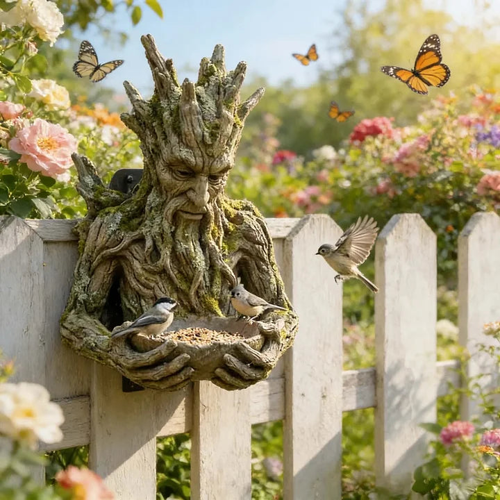 NatureHold - A Tree-Integrated Bird Feeding Sculpture