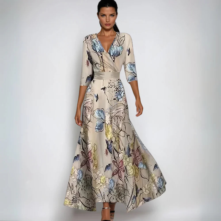 Annemiek - Luxurious Floral Dress
