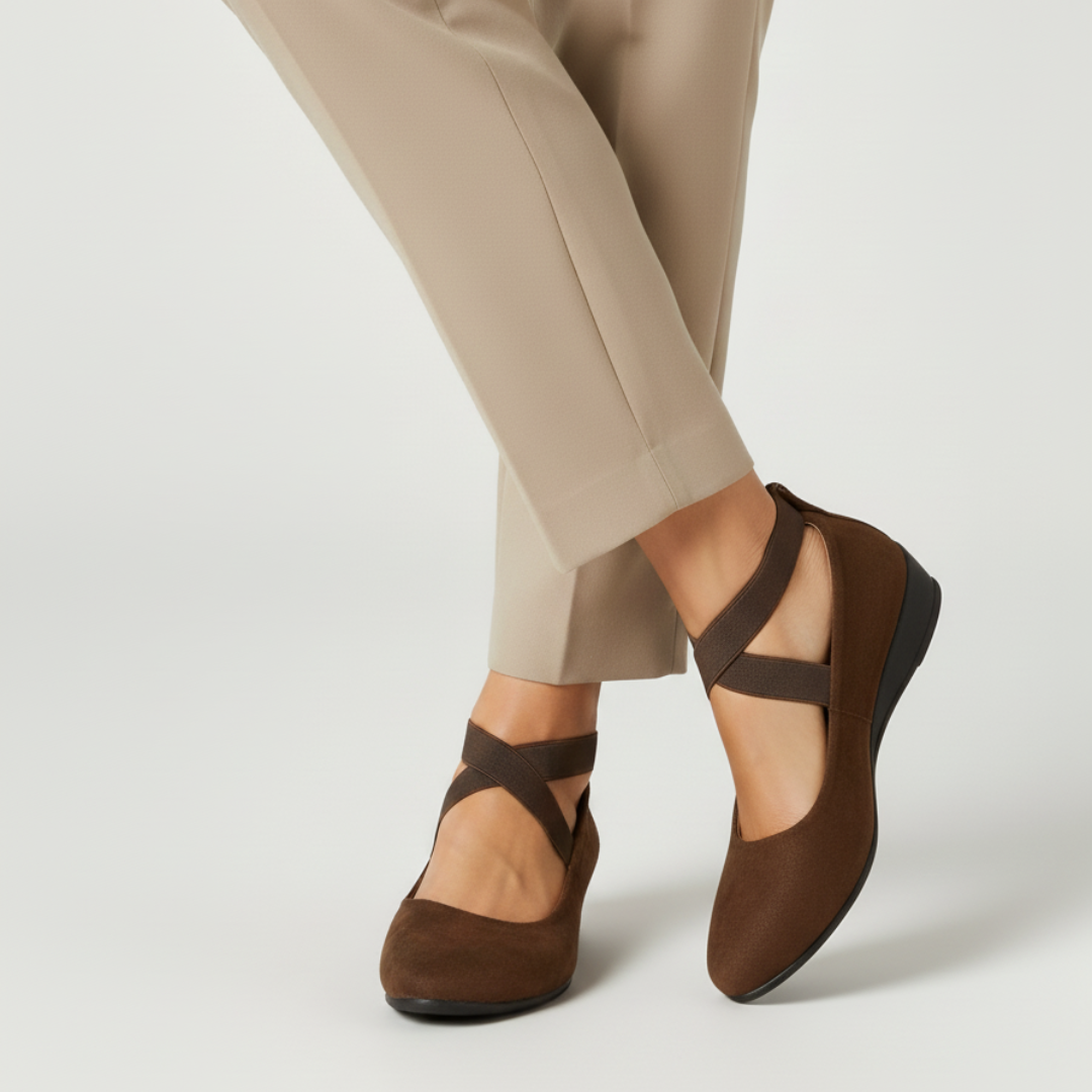 Dalida – Orthopedic Cross-Strap Shoes