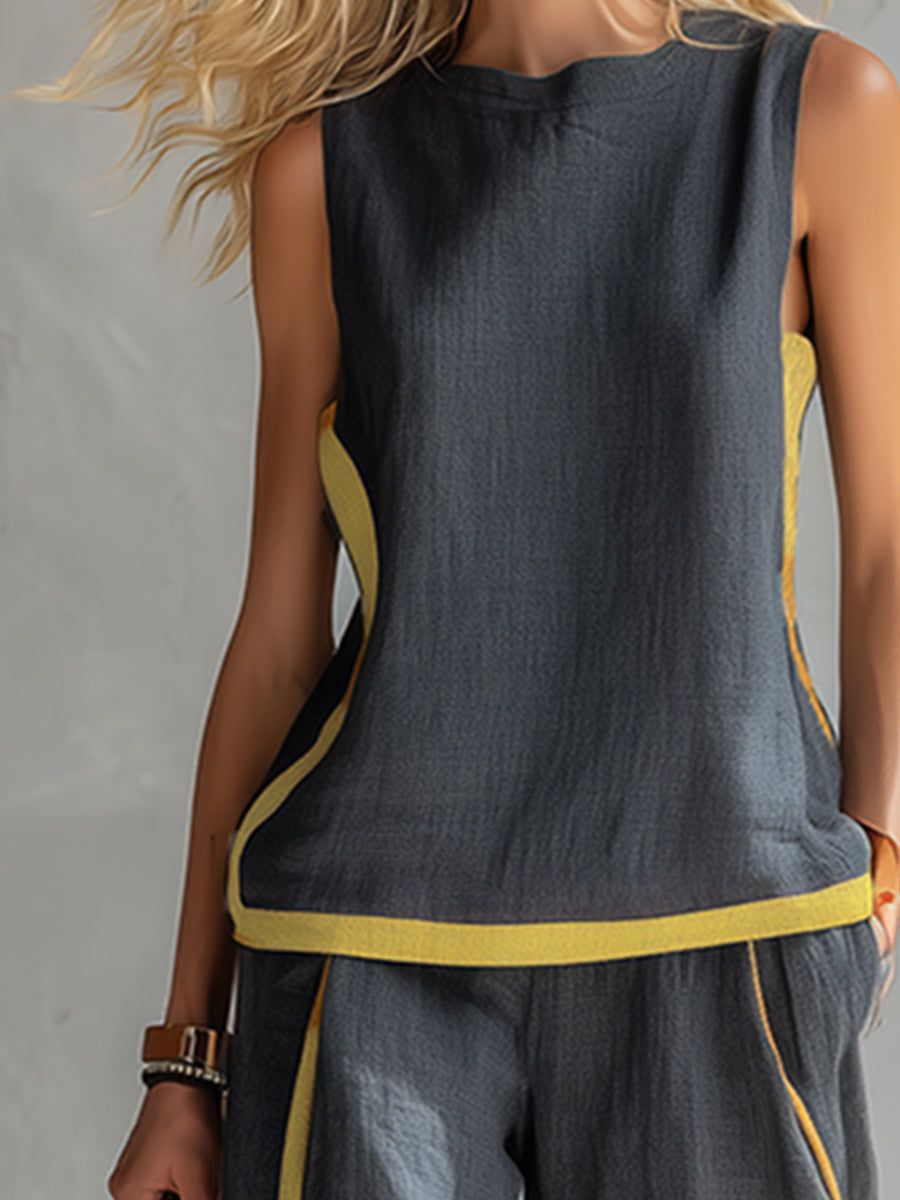Dornika - Linen Two Piece Set