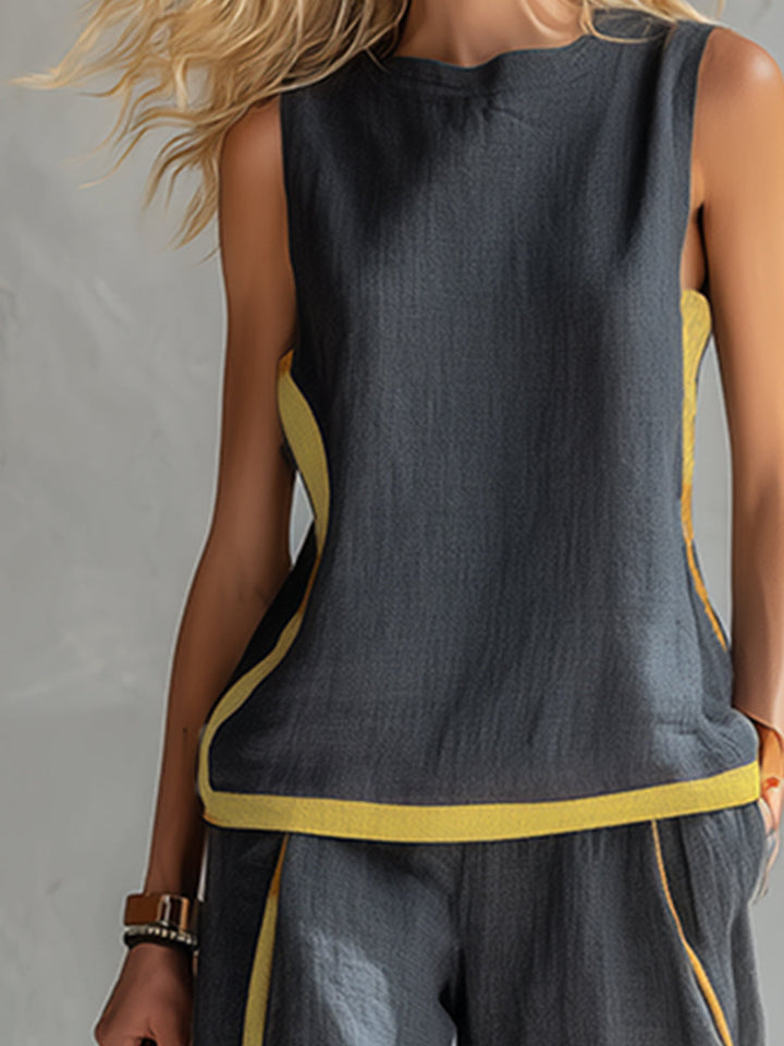 Dornika - Linen Two Piece Set