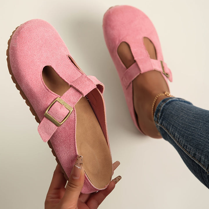 Helane - Comfortable Slip-On Suede Clogs