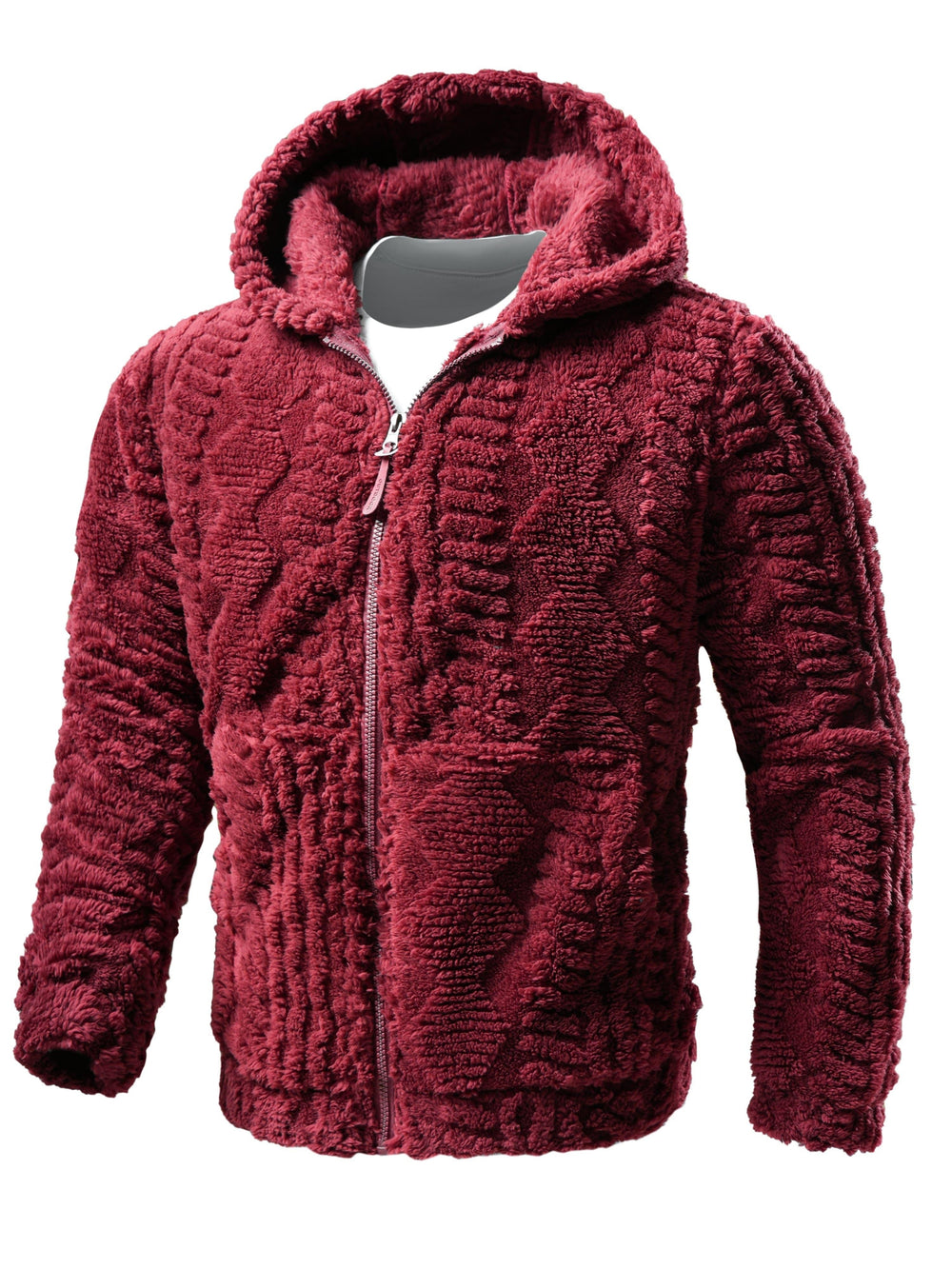 Stratosspan - Long Sleeve Hooded Jacket With Zipper