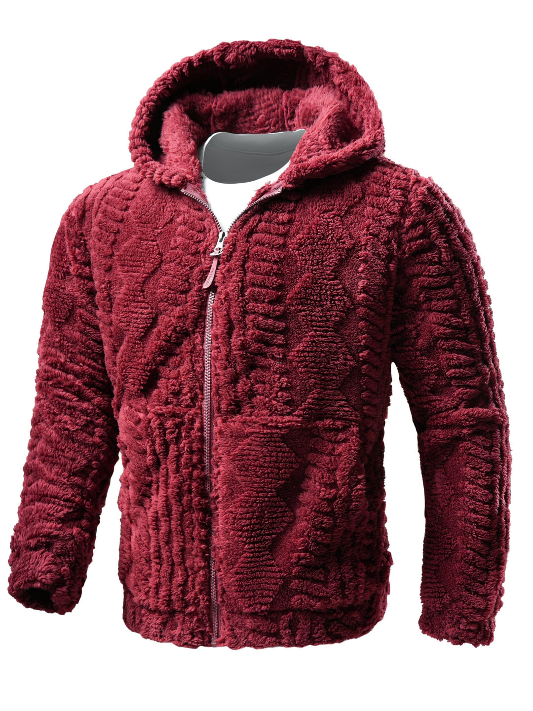 Stratosspan - Long Sleeve Hooded Jacket With Zipper