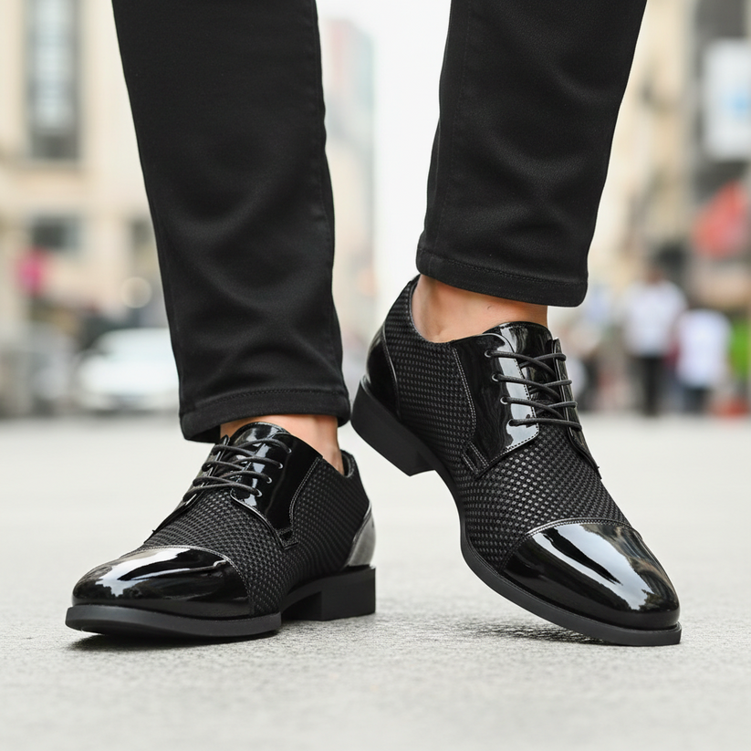 Dernard - Leather Lace-Up Shoes
