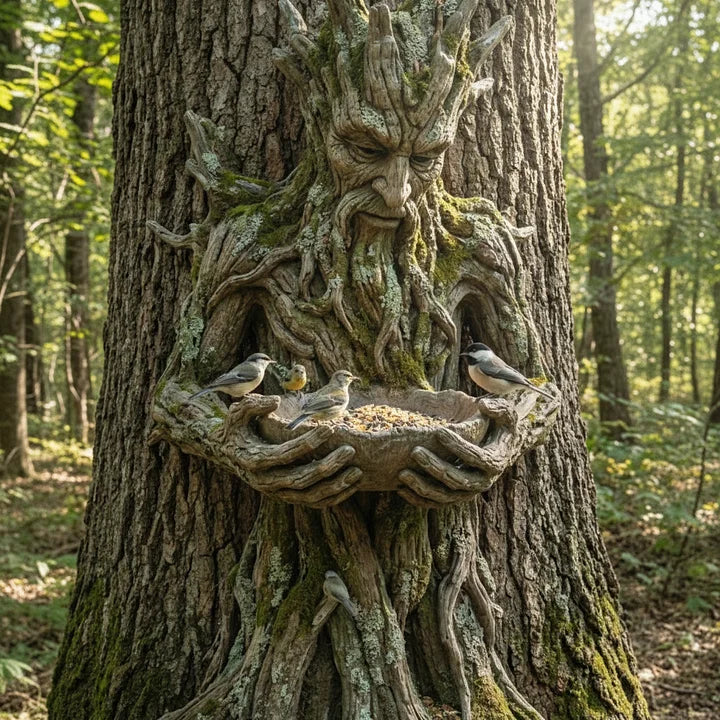NatureHold - A Tree-Integrated Bird Feeding Sculpture