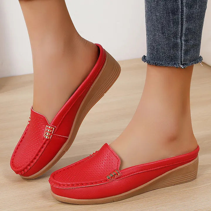 Morgani - Lightweight Leather Orthopedic Moccasins