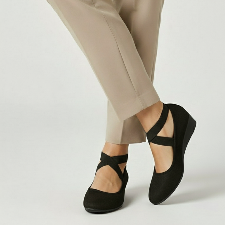 Dalida – Orthopedic Cross-Strap Shoes