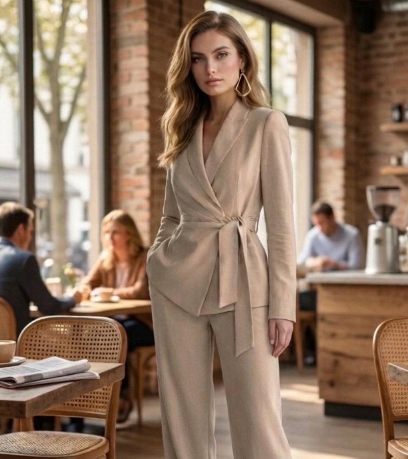 Asya - Elegant Casual Two-Piece Suit