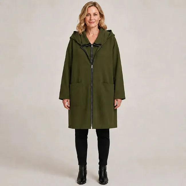 Talielova - Mid-Length Hooded Jacket