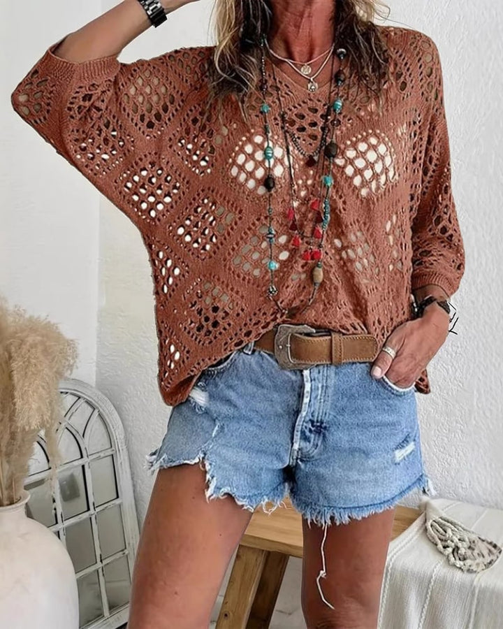 Helenia - Breathable Knitted Sweater
