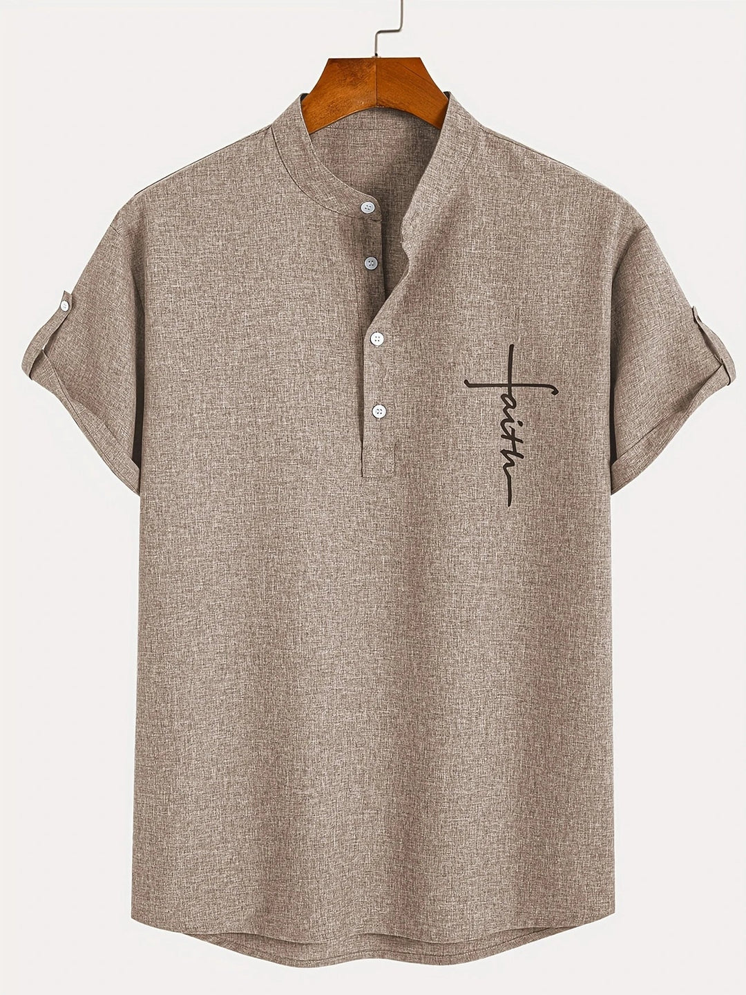 Samuelson - Elegant Short Sleeve Shirt With Collar