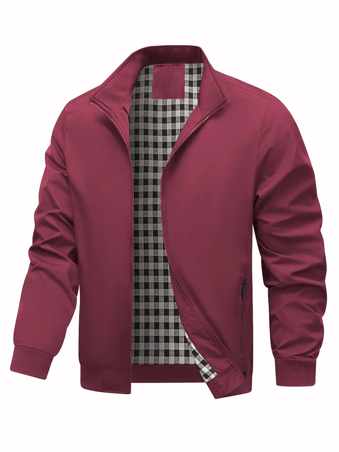 Charith - Casual Long Sleeve Jacket With Zipper
