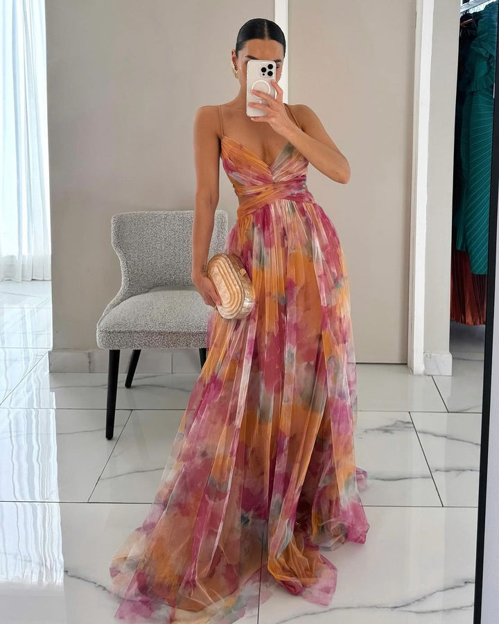 Tunika - Floral Printed Maxi Dress