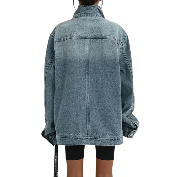 Estera - Asymmetrical Denim Jacket