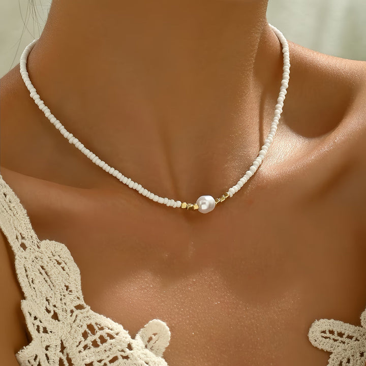 Araya - Turquoise and Pearl Necklace