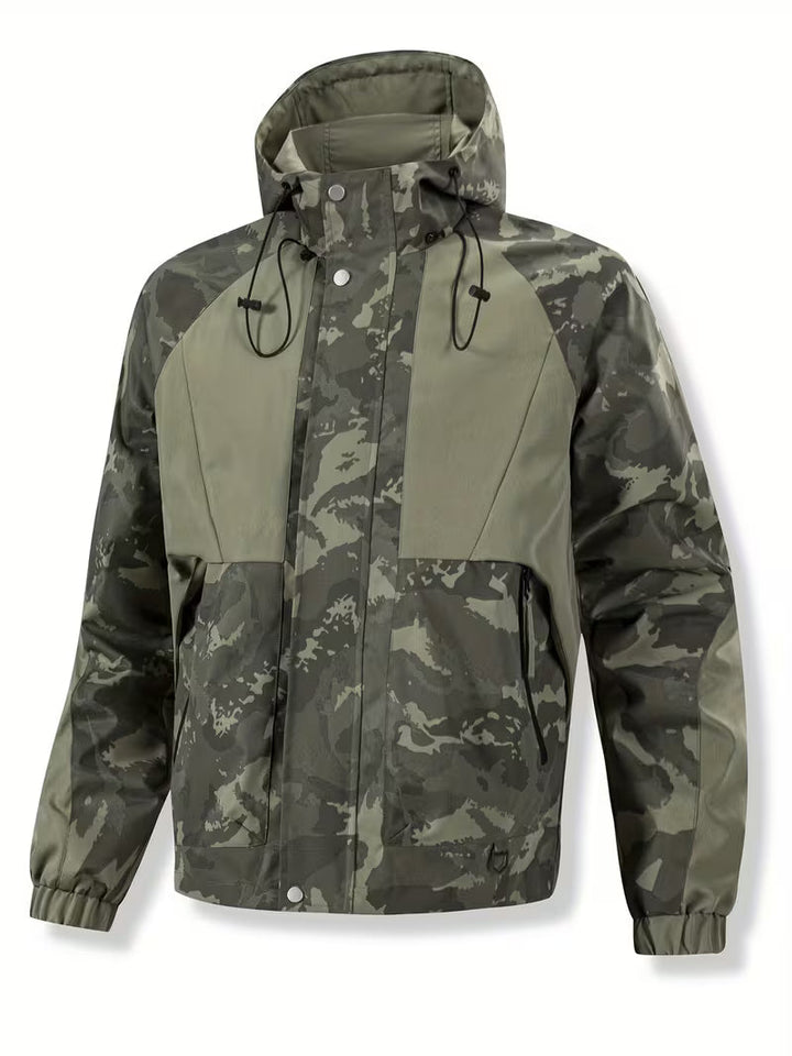 Prismspan - Camouflage Hooded Windbreaker Jacket