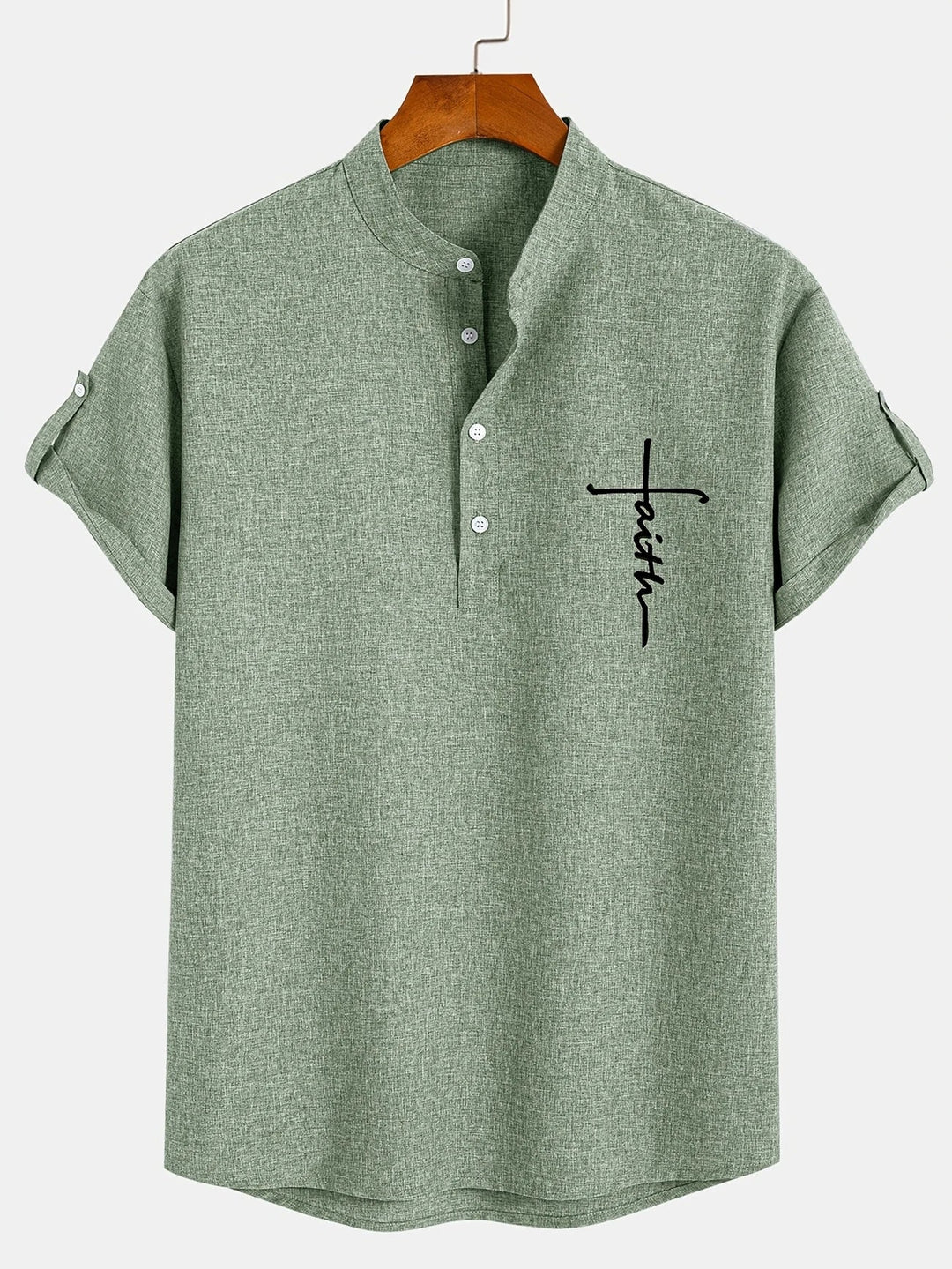 Samuelson - Elegant Short Sleeve Shirt With Collar