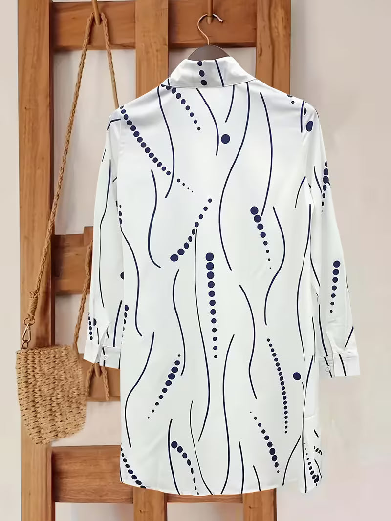 Belma - Fashionable Button-Up Shirt Dress