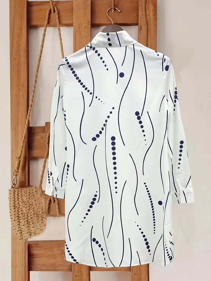 Belma - Fashionable Button-Up Shirt Dress