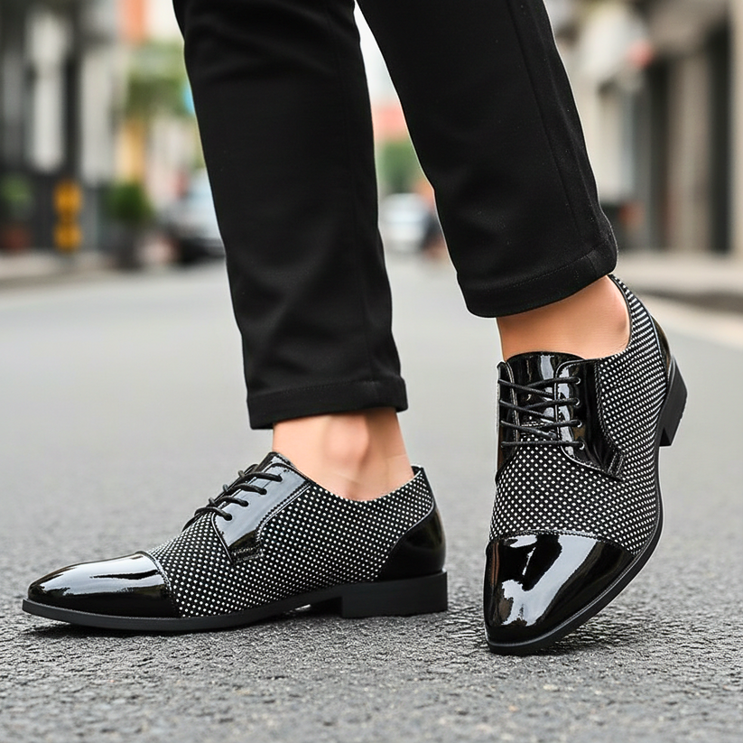 Dernard - Leather Lace-Up Shoes