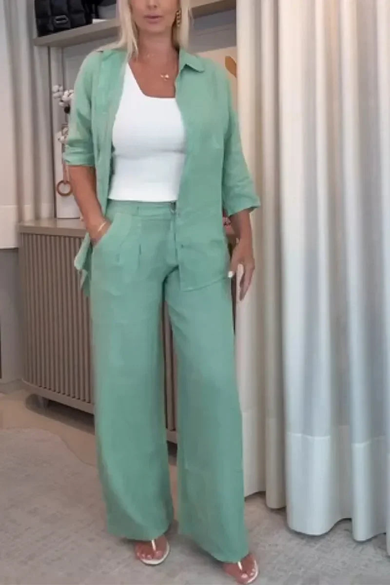 Methme - Casual Single Breasted Two Piece Suit