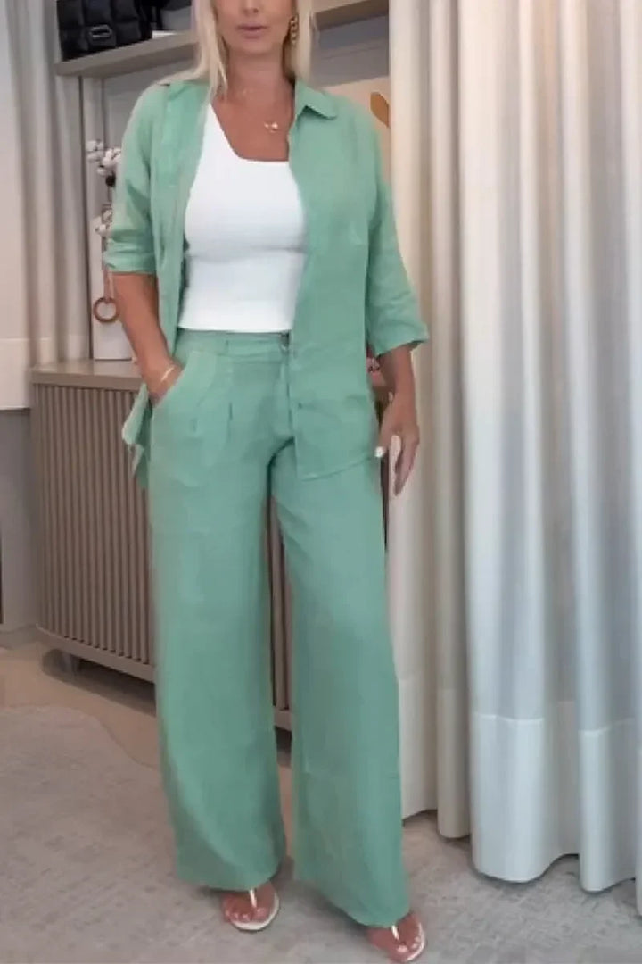 Methme - Casual Single Breasted Two Piece Suit