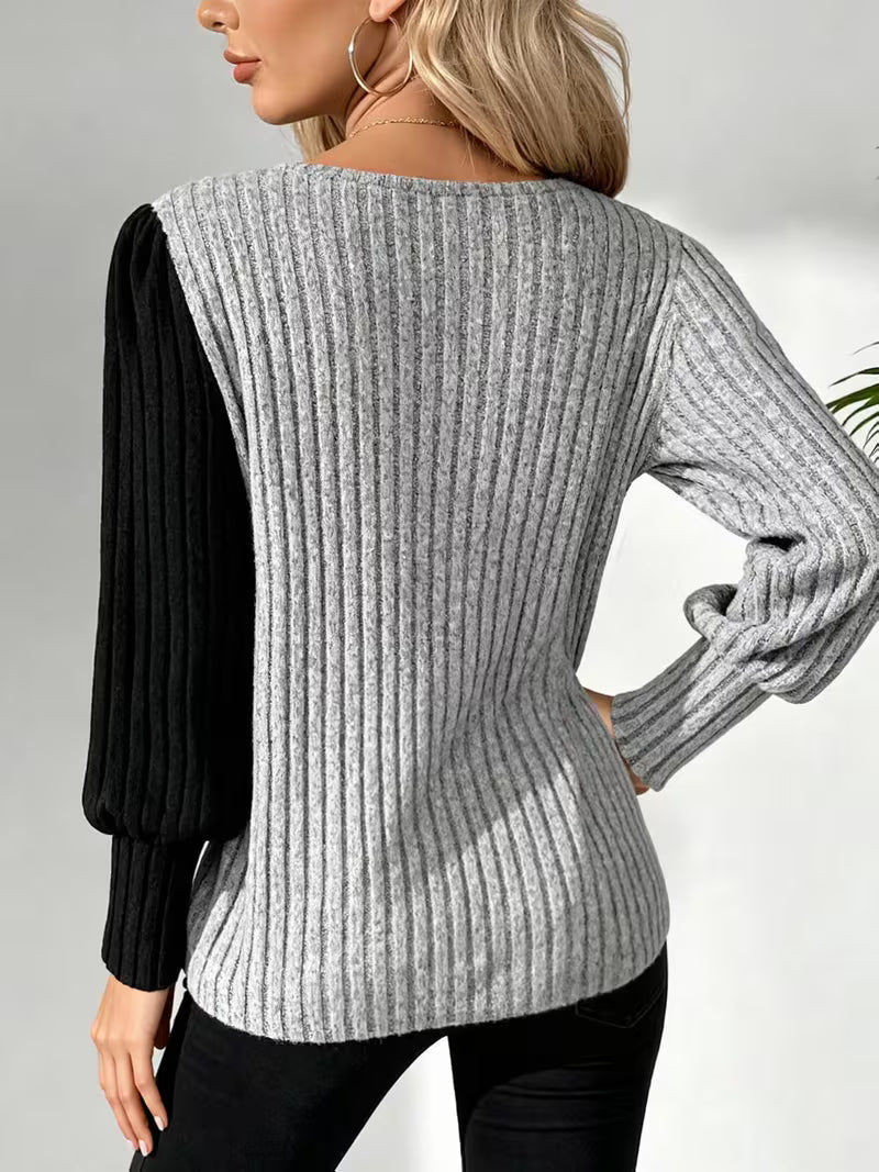 Leonieina - Top With Asymmetric Row Of Buttons