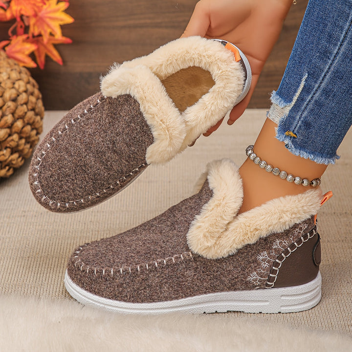 Asta - Casual Fleece Lined Slippers