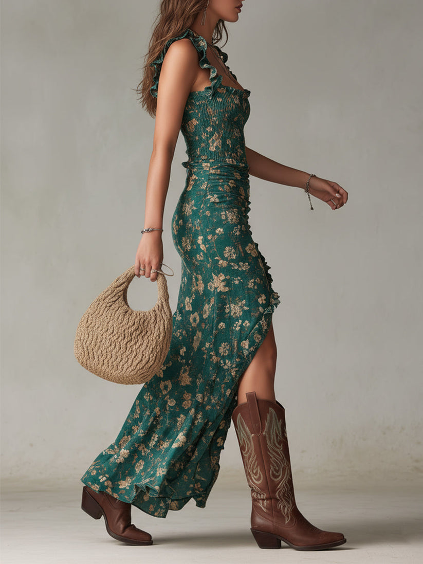 Nadjia - Breathable Boho Maxi Dress
