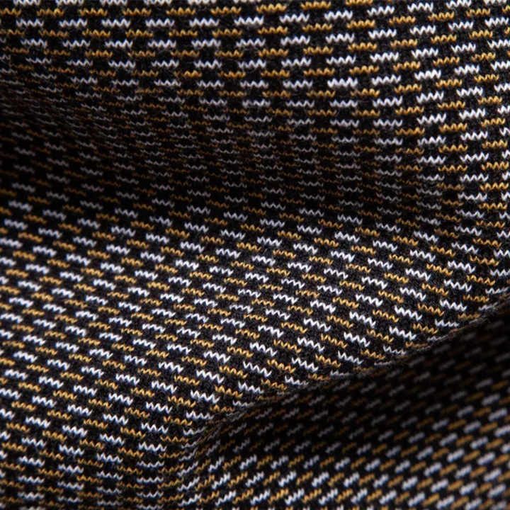 Yvesmund - Half-Zip Jacquard Knit Sweater