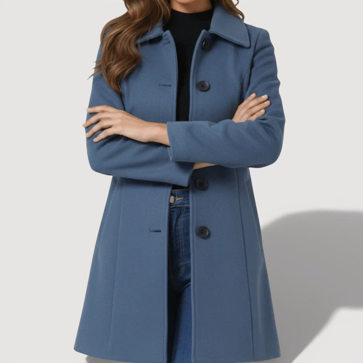 Tharushika - Sophisticated Long Sleeve Coat