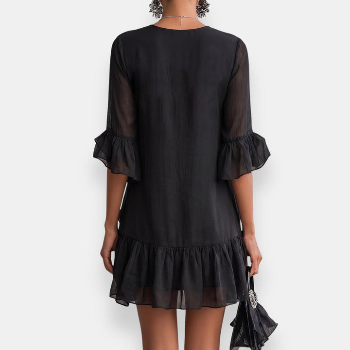 Lussina - Short Ruffled Dress