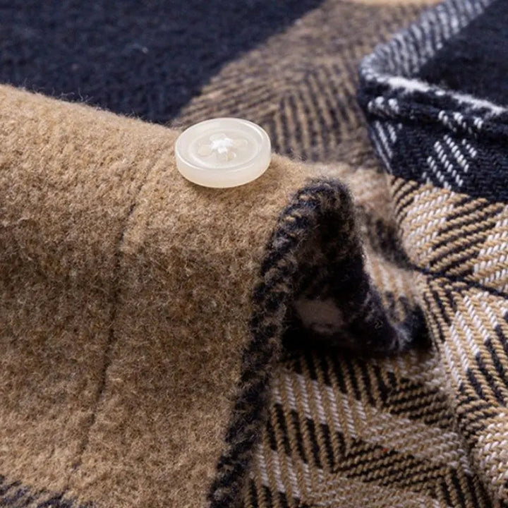 Balthar - Plaid Button-Up Long Sleeve Shirt