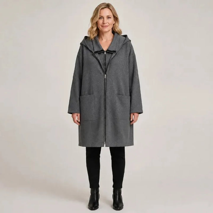 Talielova - Mid-Length Hooded Jacket