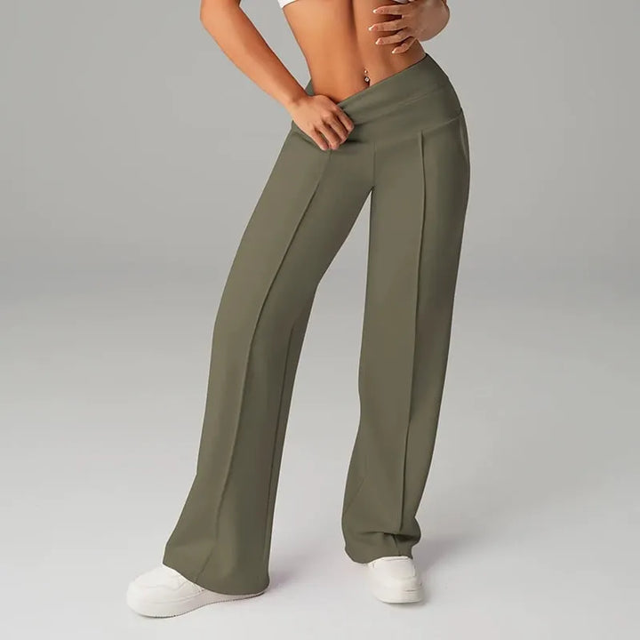 Xima - Straight Loose Leg Trousers