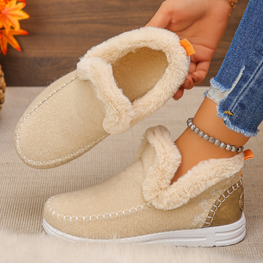 Asta - Casual Fleece Lined Slippers