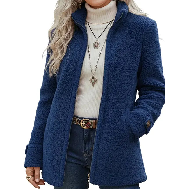 Raffora - Casual Jacket With Stand Up Collar