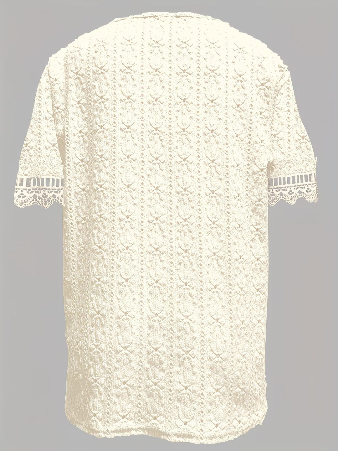 Rickea - Elegant Short Sleeve Blouse